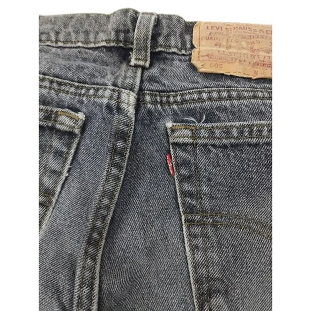 Vintage Levi's 506-4858 Black Denim Jean's Men's Size 36 x 32 Made in USA 80s 90